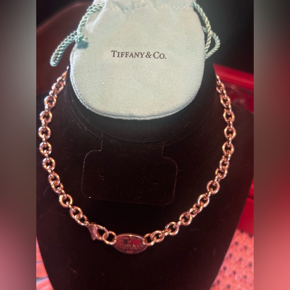 Tiffany and Co Oval Necklace